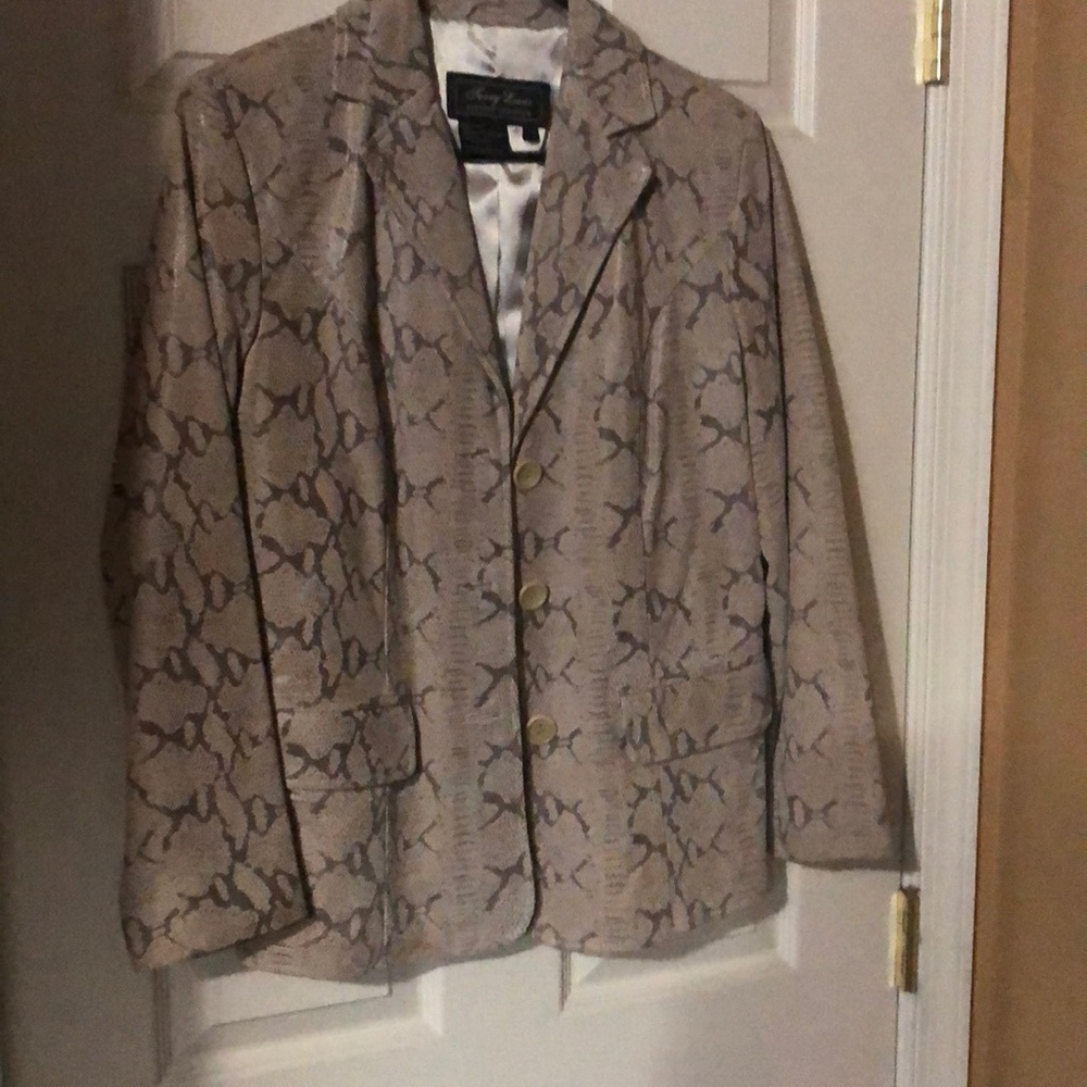 Animal Print Leather